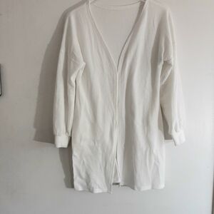 Waffle Design Cardigan Sz L